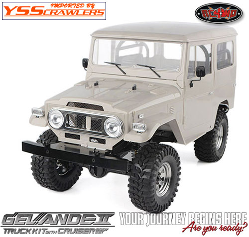 RC4WD Gelande II Truck Kit w/FJ40 Cruiser Body Set! [[Z-K0072
