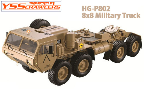 YSS HG-P802 8x8 ミリタリートラック！[ARTR] [8x8-HG-P802] - 191,267
