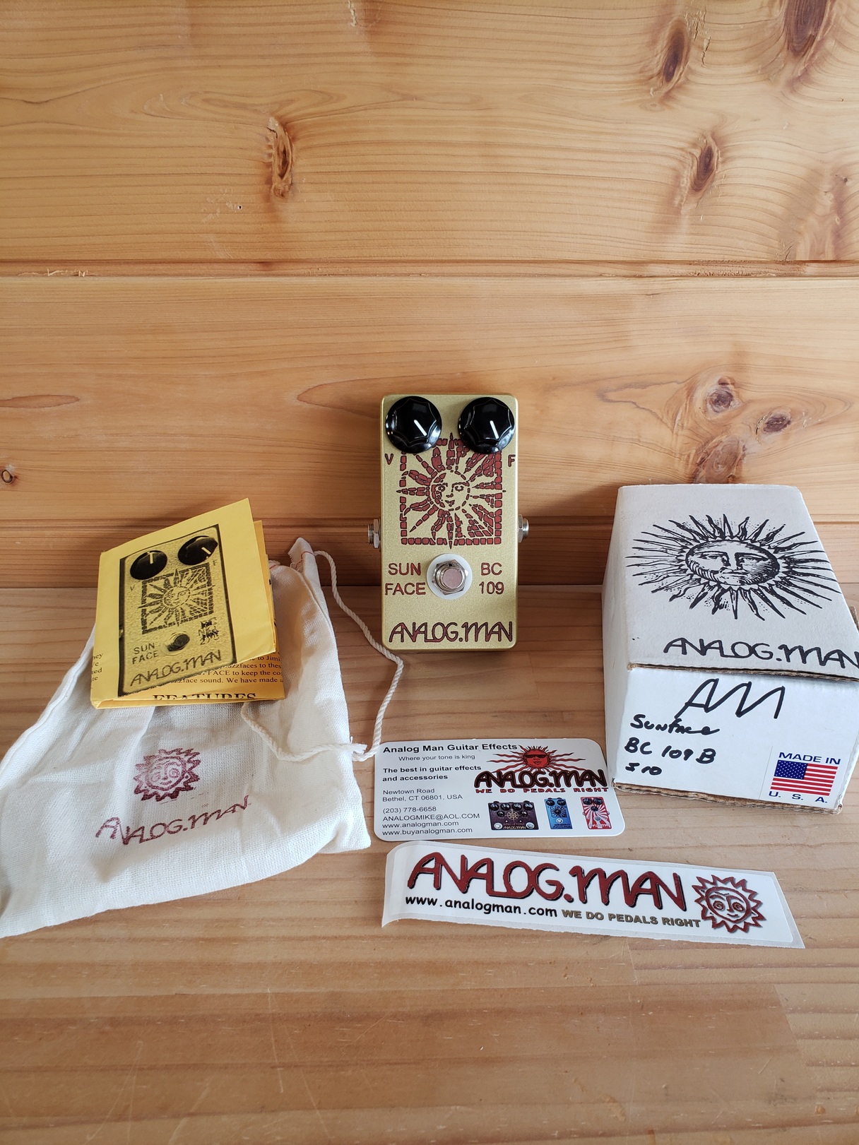 ヤマハパルス米子楽器社オンラインストア / ANALOG.MAN SUNFACE FUZZ BC109
