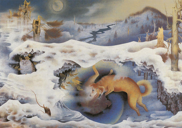 常に津軽を意識して新しい日本画の創造を追求した工藤甲人