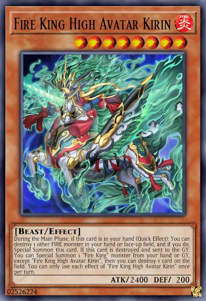 Yu-Gi-Oh! Wiki - Fire King High Avatar Kirin