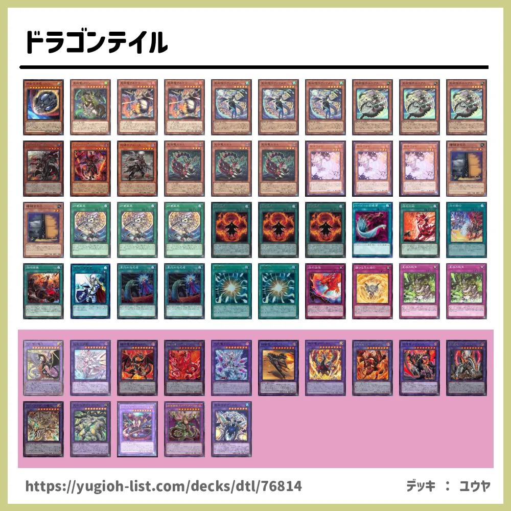 ドラゴンテイル遊戯王デッキレシピ【ビートダウン】 | 遊戯王カード