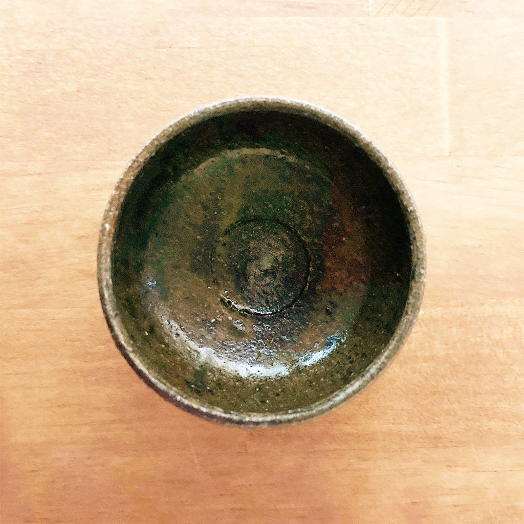 伊羅保釉濃赤ぐい呑み – ゆう雑貨店