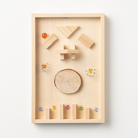 癒楽木 木工教室・木工キット | hinokit | ビー玉ころがし