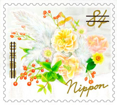 秋のグリーティング 84円郵便切手のデータ｜公益財団法人日本郵趣協会