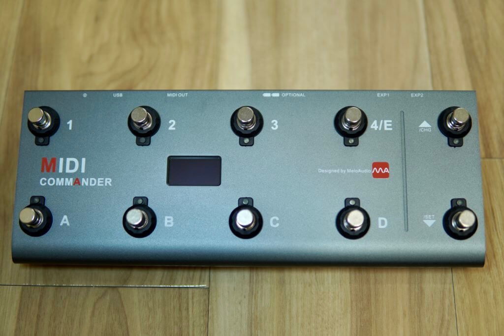 コンパクト軽量・低価格で扱いやすいMIDIフットコントローラー