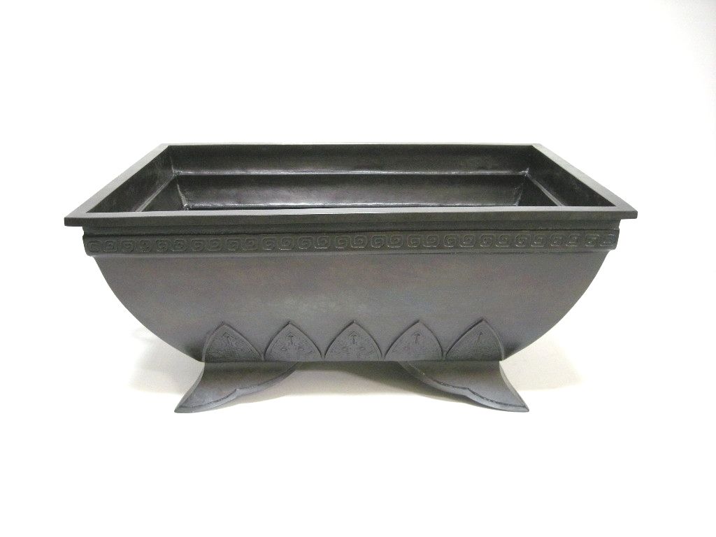 銅器 砂鉢尺3深菖蒲 - 花器ギャラリー 裕器 (ゆうき）