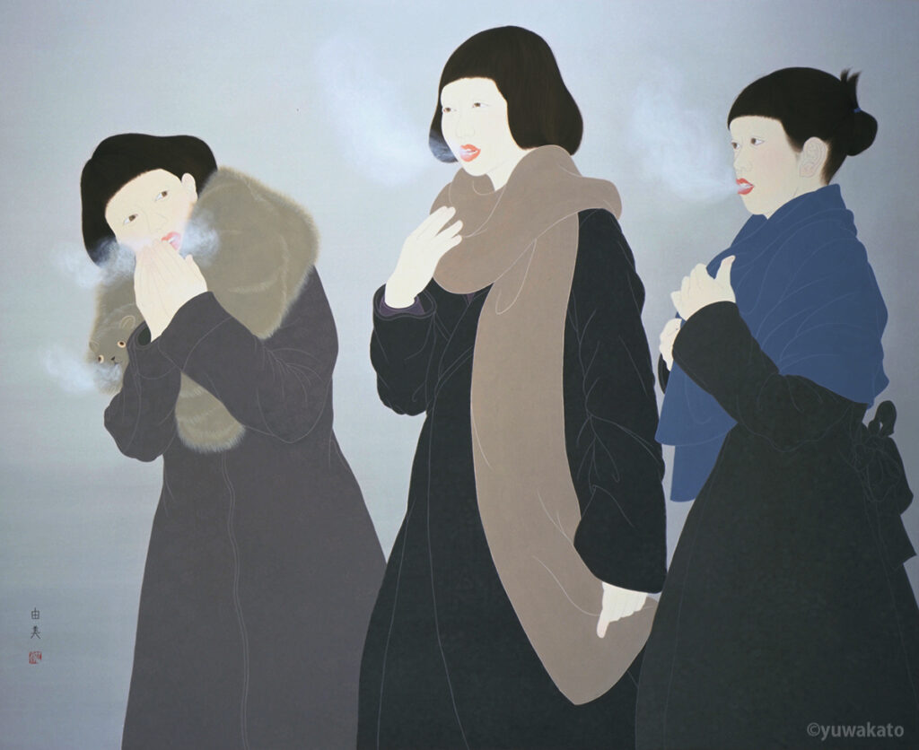 ミネアポリス美術館のガイド・Tomさんが子どもたちに作品を紹介して