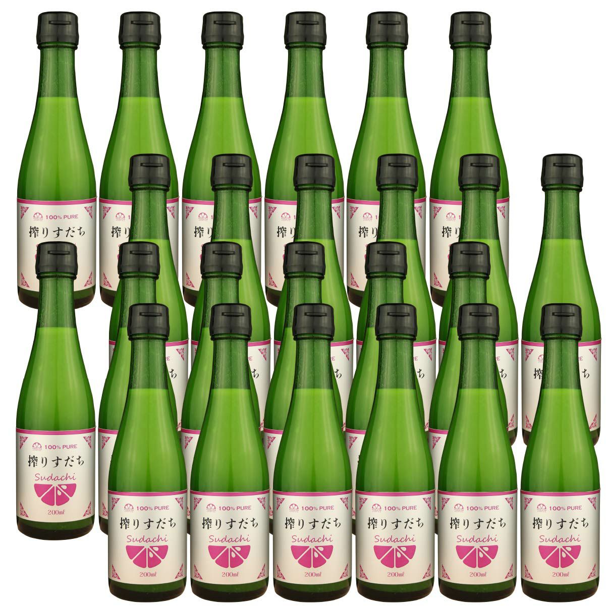 搾りすだち（200ml）24本 | 柚子屋本店ONLINE STORE