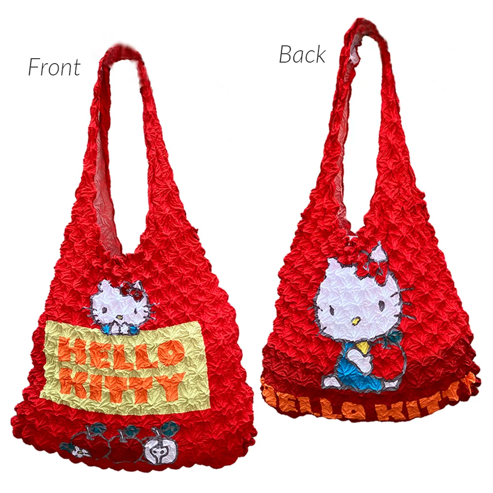 z2572003】絞りバッグ ハローキティ エコバッグ Shibori Bag サブ