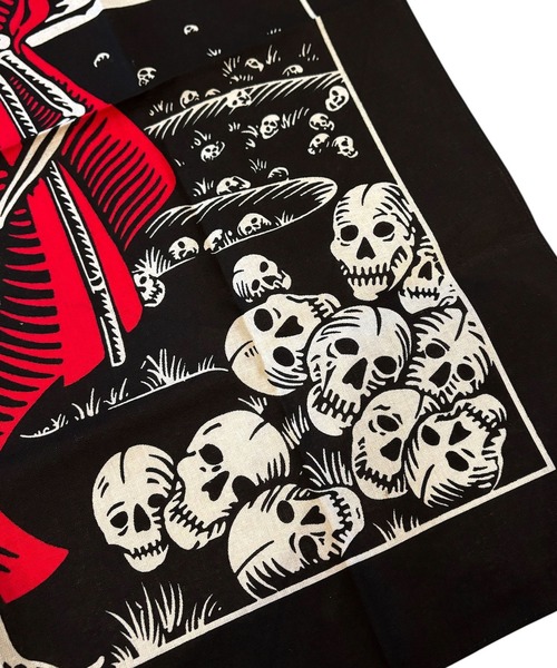 Port（ポート） スカーフ バンダナ リアル スカル バンダナ メンズ