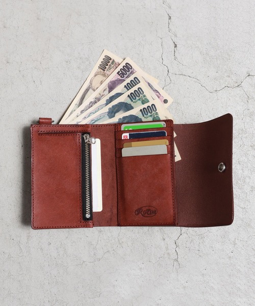 ROTAR（ローター） 財布 Margot leather middle wallet メンズ