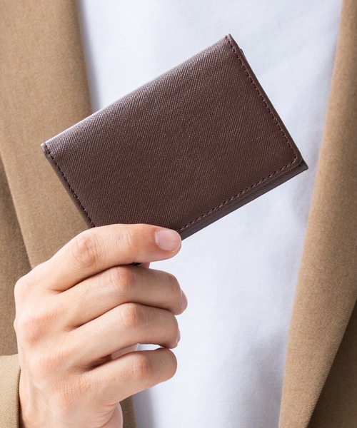 MURA（ムラ） 名刺入れ サフィアーノレザー 本革 名刺入れ メンズ