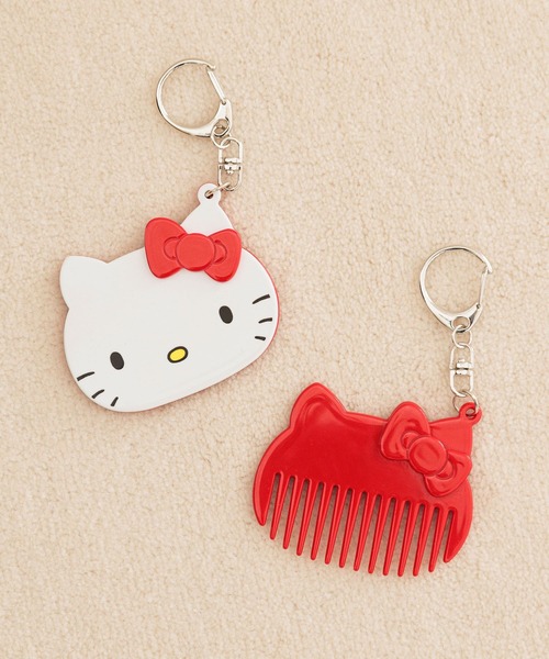Me%（ミィパーセント） キーホルダー 「HELLO KITTY」ミラーチャーム