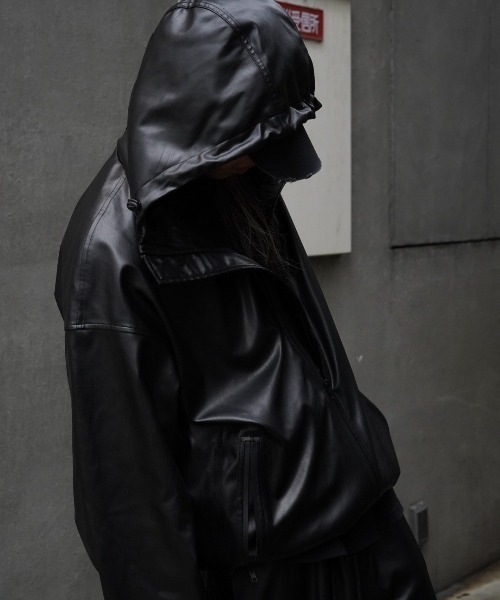 FR(13)NDS（フレンズ） パーカー FR(13)NDS/フレンズ/FAKE LEATHER