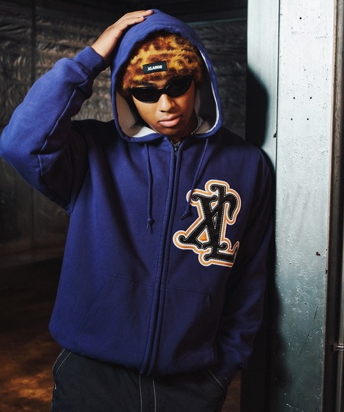 XLARGE（エクストラ ラージ） パーカー PATCHED THERMAL ZIP UP HOODED