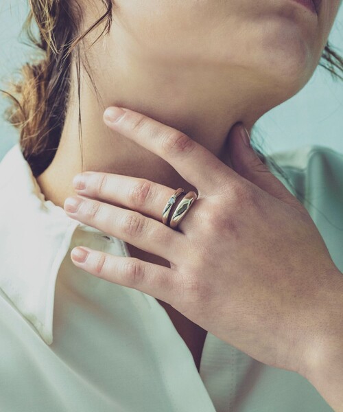 ete bijoux（エテ ビジュー） 指輪 リング リグロウ 合成ダイヤモンド