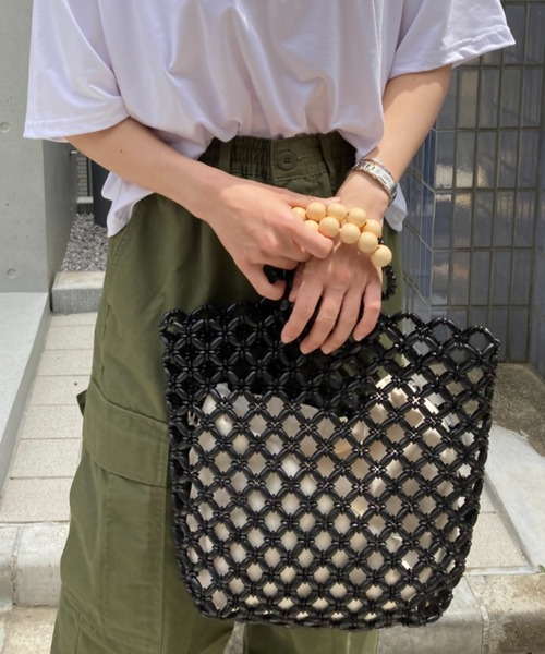 ハンドバッグ ビーズ編みハンドバッグ 夏 : ZOZOTOWN Yahoo!店 - 通販