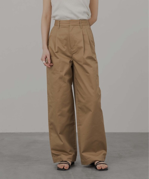 1chaku.（イッチャク） マルチサイズ チノパン ツータックワイド