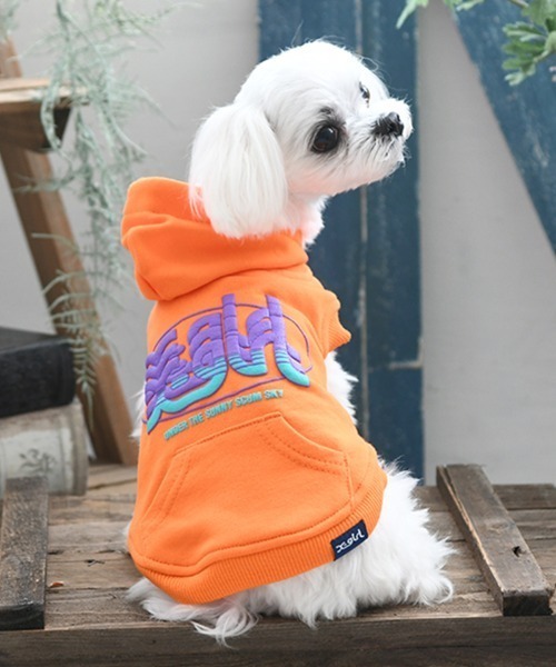 X-girl（エックスガール） 犬 服 X-girl/ホライゾンミルズロゴ