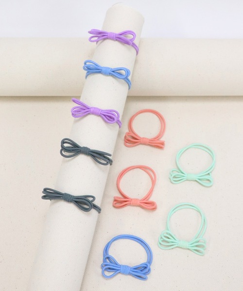 Esime（エシミー） ヘアゴム ハンドメイドリボンヘアゴム 10個入り