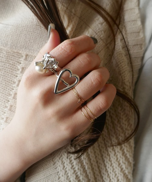 e.m.（イーエム） 指輪 リング 「再入荷」SILVER925シルバーハート