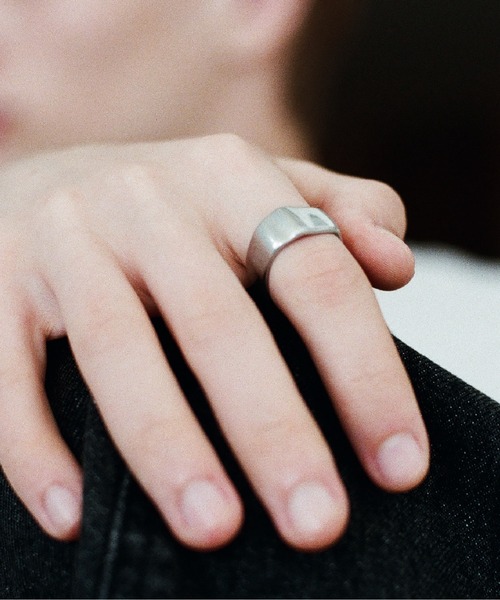 WYM LIDNM 指輪 リング TWIST RING / FLUX EDGE KNOT メンズ