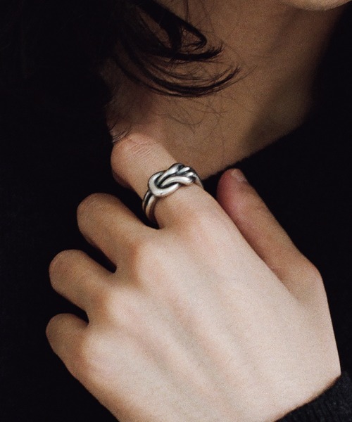 WYM LIDNM 指輪 リング TWIST RING / FLUX EDGE KNOT メンズ