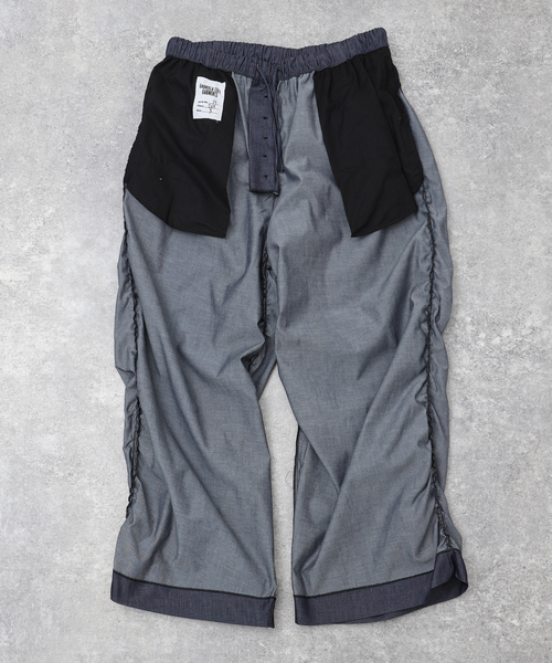 スラックス 「GABRIELA COLL GARMENTS」ULTRA FINE DENIM DRAPED