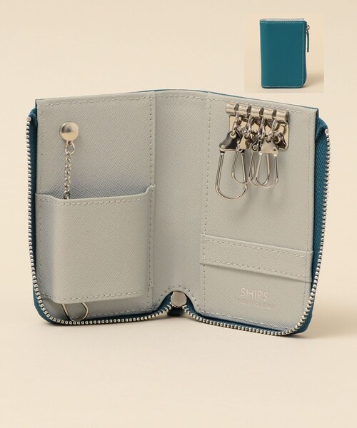 SHIPS（シップス） キーケース 「WEB限定」SHIPS: 「SAFFIANO LEATHER