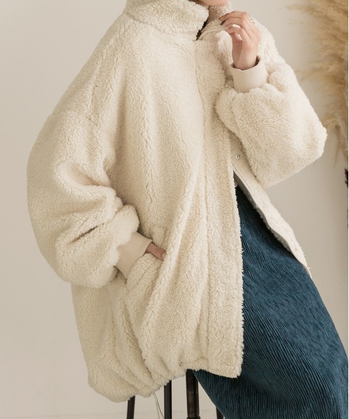 ad thie（アドティエ） ブルゾン アウター スタンドカラー モンスター