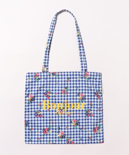 TONE SELECT GOODS トートバッグ Liaa/ギンガムチェック柄 花柄 トート
