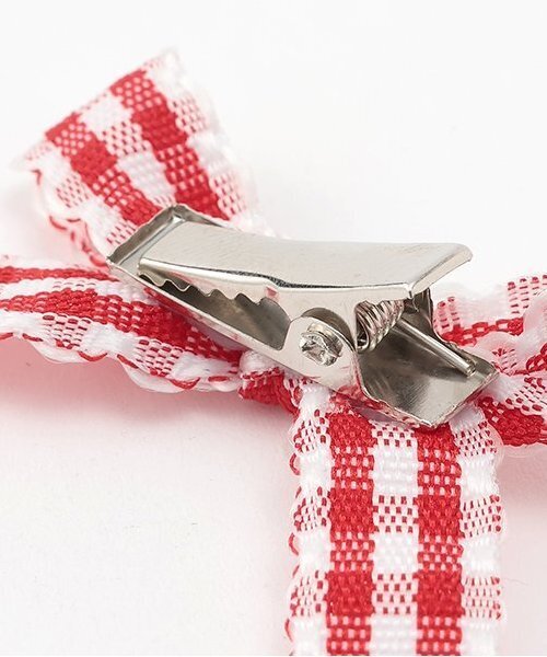 ヘアクリップ チェックリボンちびヘアクリップ6Pセット : ZOZOTOWN