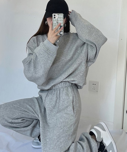 DAY CLOSET トレーナー スウェット 「セットアップ」長袖オーバー