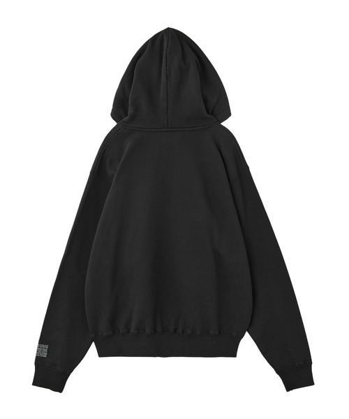 X-girl（エックスガール） パーカー MILLS LOGO LAYERED PATCH SWEAT