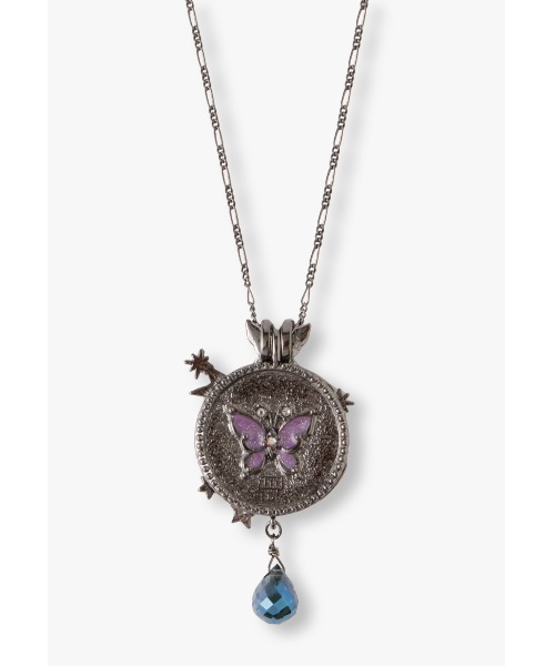 ANNA SUI（アナスイ） ネックレス 蝶 三日月モチーフ ネックレス