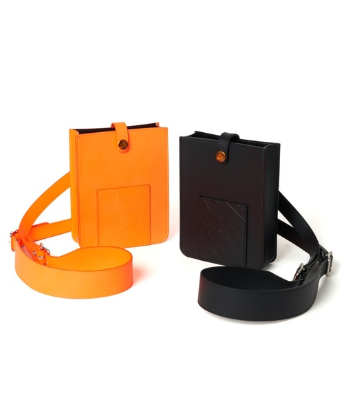 STUDIO SEVEN ショルダーバッグ Leather Caution Mini Shoulder Bag