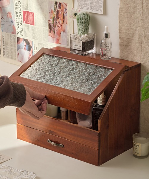 aimoha（アイモハ） 収納 ビンテージスタイル アクセサリ収納 収納