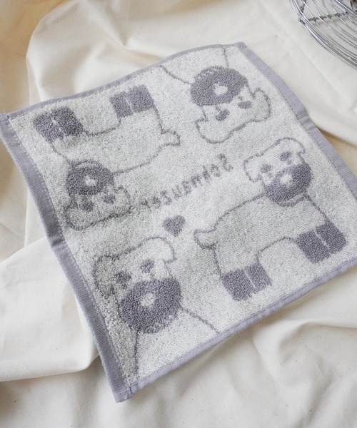 Port（ポート） ハンカチ 「 」 柴犬 シュナウザー ネコ アニマル