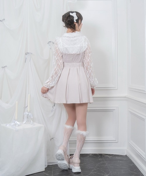 Honey Cinnamon（ハニーシナモン） ジャンパースカート プチリボン