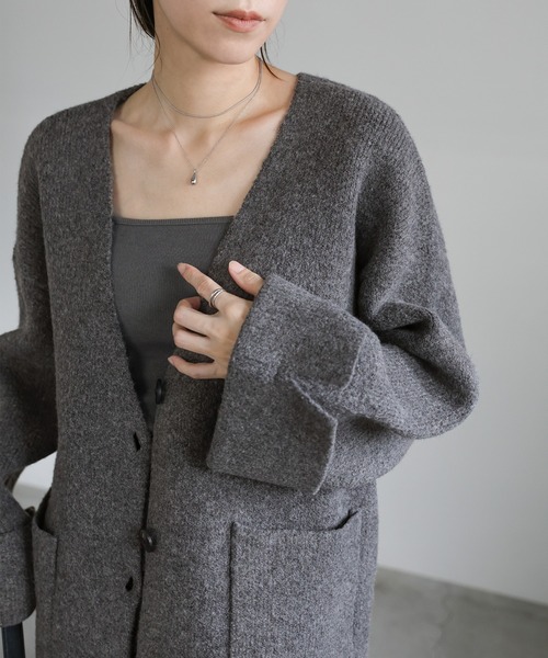 select MOCA（セレクトモカ） カーディガン ワイドスリーブVネック