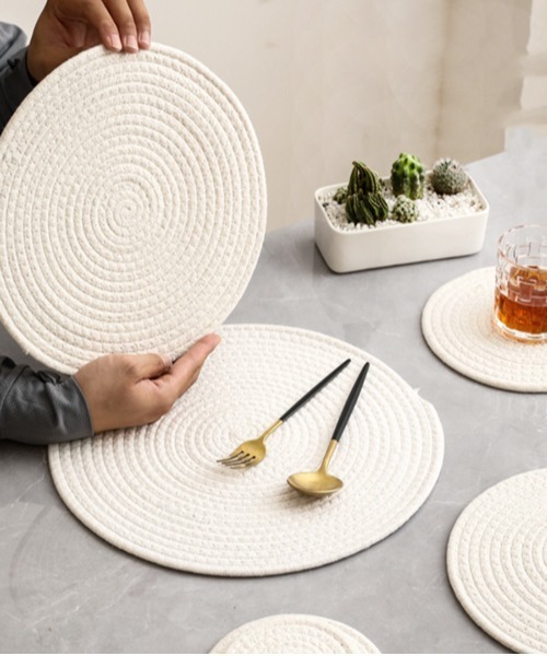 Ein（アイン） ランチョンマット Ein/「4サイズ展開」ナチュラル