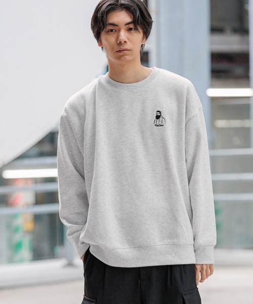 LAKOLE（ラコレ） トレーナー スウェット ヒゲオジスウェットプル