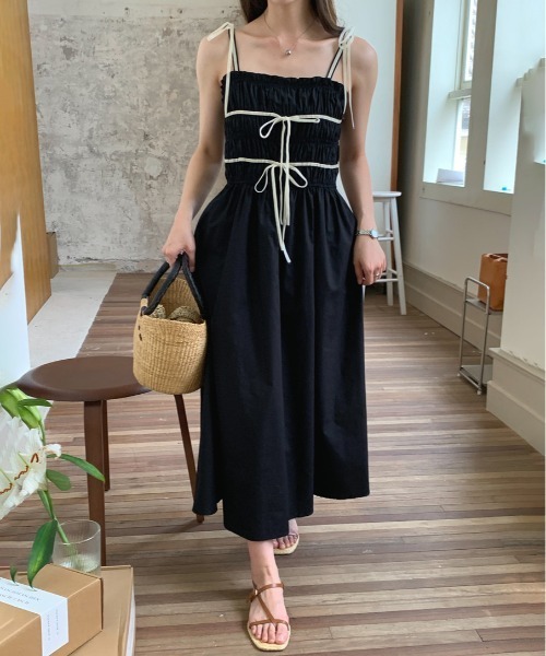 gossip!ロサンゼルス ワンピース モノトーン 大人ガーリーワンピース