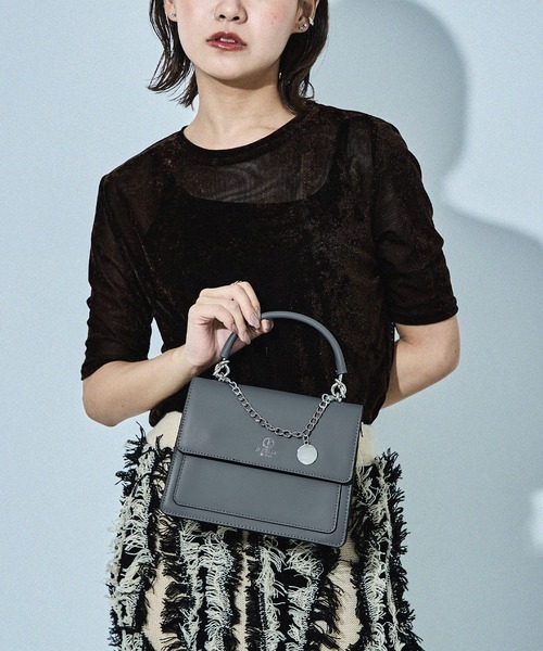 D.KELLY（ディーケリー） ハンドバッグ チェーンモチーフ2way