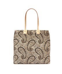 Bermosa トートバッグ ペイズリー柄 チャーム付きトートバッグ