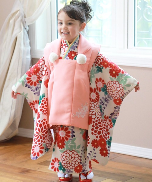 Catherine Cottage（キャサリンコテージ） 着物 七五三3点セット 被布