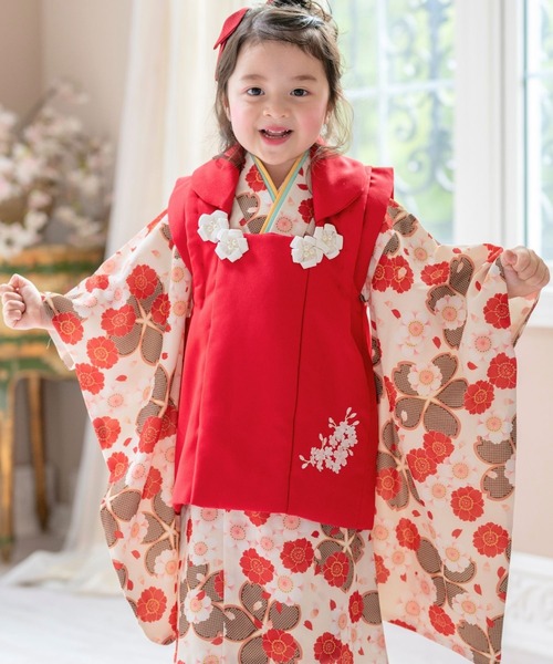 Catherine Cottage（キャサリンコテージ） 着物 七五三3点セット 被布
