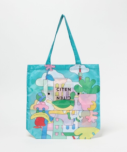 CITEN（シテン） エコバッグ 「A.Takahashi×CITEN」くるパチ