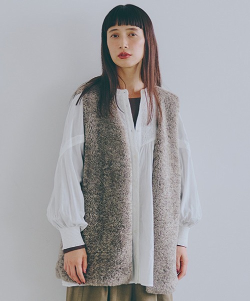 studio CLIP（スタディオクリップ） ベスト ジレ Vネックボアベスト